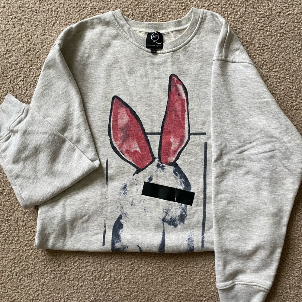 Alexander McQueen Graphic Sweatshirt Size Small EUC